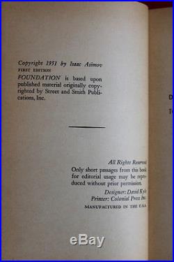 Isaac Asimov (1951)'Foundation', US first edition with signed FDC