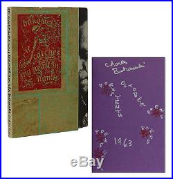 It Catches My Heart in its Hands CHARLES BUKOWSKI Signed First Edition 1963 1st