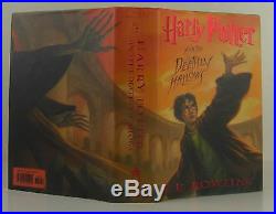 J. K. ROWLING Harry Potter and the Deathly Hallows SIGNED FIRST EDITION