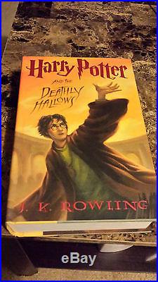 J. K. ROWLING Harry Potter and the Deathly Hallows SIGNED FIRST EDITION Autograph