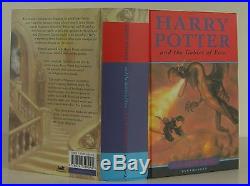 J. K. ROWLING Harry Potter and the Goblet of Fire SIGNED FIRST EDITION