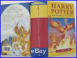 J. K. ROWLING Harry Potter and the Order of the Phoenix INSCRIBED FIRST EDITION