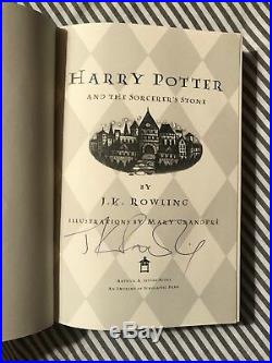 J. K. ROWLING Harry Potter and the Sorcerer's Stone SIGNED FIRST EDITION