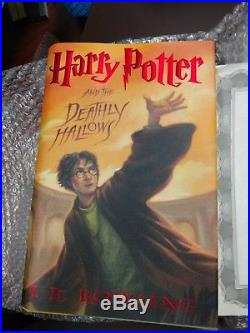 J. K. ROWLING SIGNED FIRST EDITION Harry Potter & the Deathly Hallows with COA