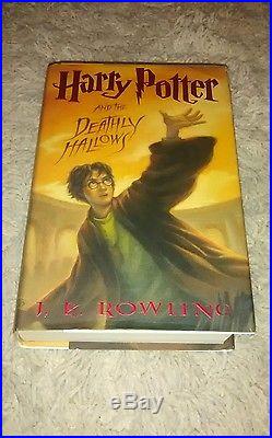 J. K. ROWLING SIGNED FIRST EDITION Harry Potter & the Deathly Hallows withHologram