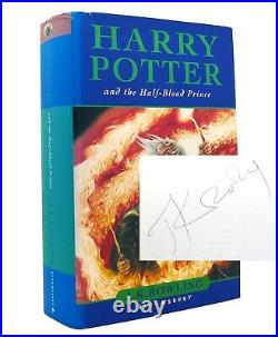 J. K. Rowling HARRY POTTER AND THE HALF-BLOOD PRINCE Signed 1st UK Edition