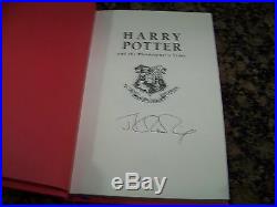 J K Rowling Harry Potter And The Philosophers Stone Signed First Edition Deluxe