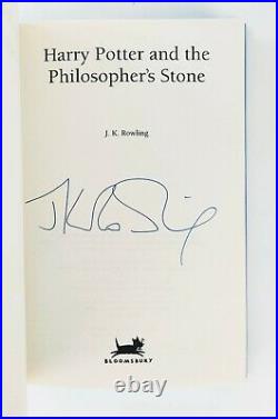 J. K. Rowling Harry Potter and the Philosopher's Stone First Edition Signed
