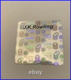 J K Rowling Signed The Casual Vacancy First Edition Hologram Harry Potter