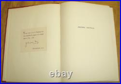 J. MANWARING BAINES HAND-SIGNED HISTORIC HASTINGS 1st/1st and D/J 1955