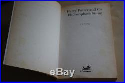 JK Rowling (1997) Harry Potter and the Philosopher's Stone, first edition signed
