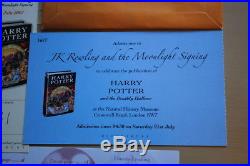 JK Rowling (2007) Harry Potter and the Deathly Hallows, signed first edition