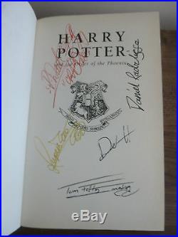 JK Rowling,'Harry Potter Order of Phoenix' SIGNED true first edition, 1st/1st