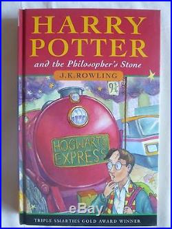 JK Rowling,'Harry Potter and the Philosopher's Stone' SIGNED UK first edition
