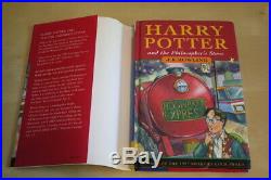 JK Rowling, Harry Potter and the Philosopher's Stone, UK signed first edition
