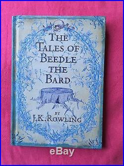 JK Rowling Signed Tales Of Beedle The Bard First Edition Book
