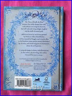 JK Rowling Signed Tales Of Beedle The Bard First Edition Book
