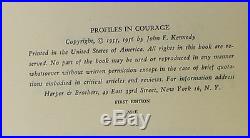 JOHN F. KENNEDY Profiles in Courage SIGNED FIRST EDITION