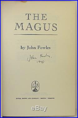 JOHN FOWLES The Magus SIGNED FIRST EDITION