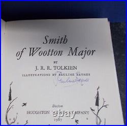 JRR Tolkien. Smith of Wootton Major 1st US Edition. Signed by Pauline Baynes