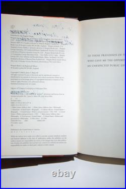 James A Baker / Work Hard Study. And Keep Out Of Politics Adventures Signed 1st