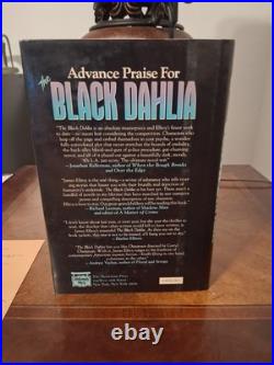 James Ellroy The Black Dahlia First Edition Signed On Maltese Falcon Notepad