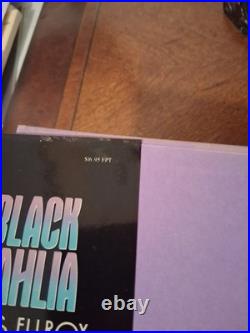 James Ellroy The Black Dahlia First Edition Signed On Maltese Falcon Notepad
