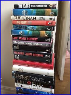 James Herbert First (1st) Edition Complete HB/DJ Collection, Incl. 2 X Signed