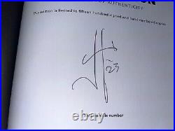 James Hetfield Metallica Signed Autographed Book Messengers the Guitars of