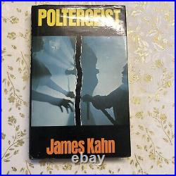 James KAHN Poltergeist SIGNED 1st Edition 1st Print 1982 HBDJ