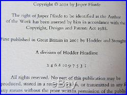Jasper Fforde The Eyre Affair Signed UK First First Edition HBK
