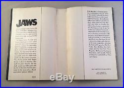 Jaws-Peter Benchley-SIGNED/INSCRIBED with DRAWING-First/1st Edition/Early Printing