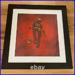 Jeremy Geddes RED COSMONAUT screen print First edition numbered 24/200 Mint