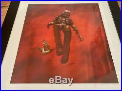 Jeremy Geddes RED COSMONAUT screen print First edition numbered 24/200 Mint
