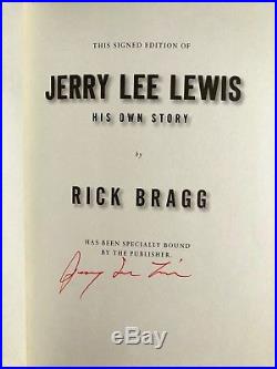 Jerry Lee Lewis His Own Story Limited Signed First Edition Autographed