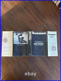 Jesse Owens SIGNED & INSCRIBED FIRST EDITION Blackthink 1/1 1st Olympics Track