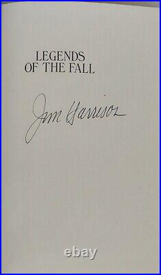 Jim Harrison Legends Of The Fall Signed First Edition