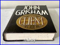 John Grisham THE CLIENT Signed 1st Edition & Invitation To Pike Co. MS Signing