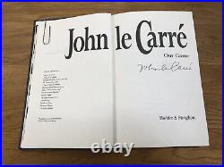 John Le Carre Our Game SIGNED 1st UK Edition 1995 hardback GC