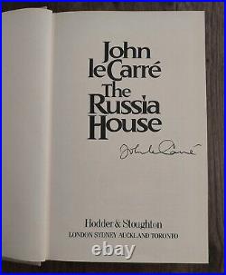 John Le Carre The Russia House Hardback First UK Edition 1989 SIGNED