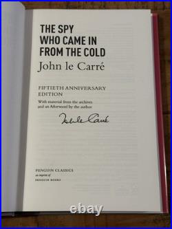 John Le Carre The Spy Who Came In From The Cold Signed HB 1st Edition Book