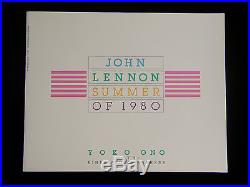 John Lennon Summer Of 1980 Signed First Edition Yoko Ono Photography The Beatles