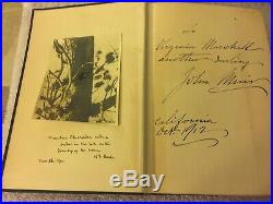 John Muir My First Summer In The Sierra Signed First Edition