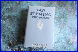 John Pearson Ian Fleming The Notes signed 1st edition