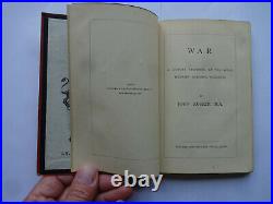 John Ruskin WAR. Privately printed 1st edn 1866 100 copies. Signed Brackenbury