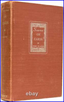 John SCARNE / Scarne on Cards Signed 1st Edition