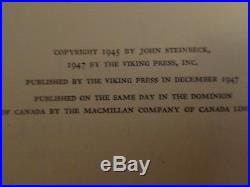 John Steinbeck Signed 1947 Hard Cover First Edition (THE PEARL)