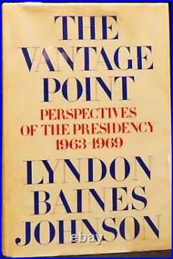 Johnson, Lyndon Baines. The Vantage Point. Signed, First Edition