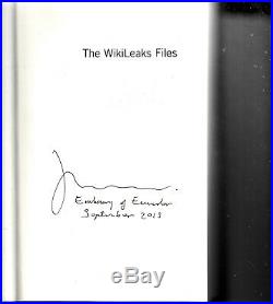 Julian Assange The Wikileaks Files Signed First Edition Brand New