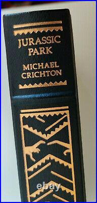 Jurassic Park Michael Crichton Signed First Edition The Franklin Library